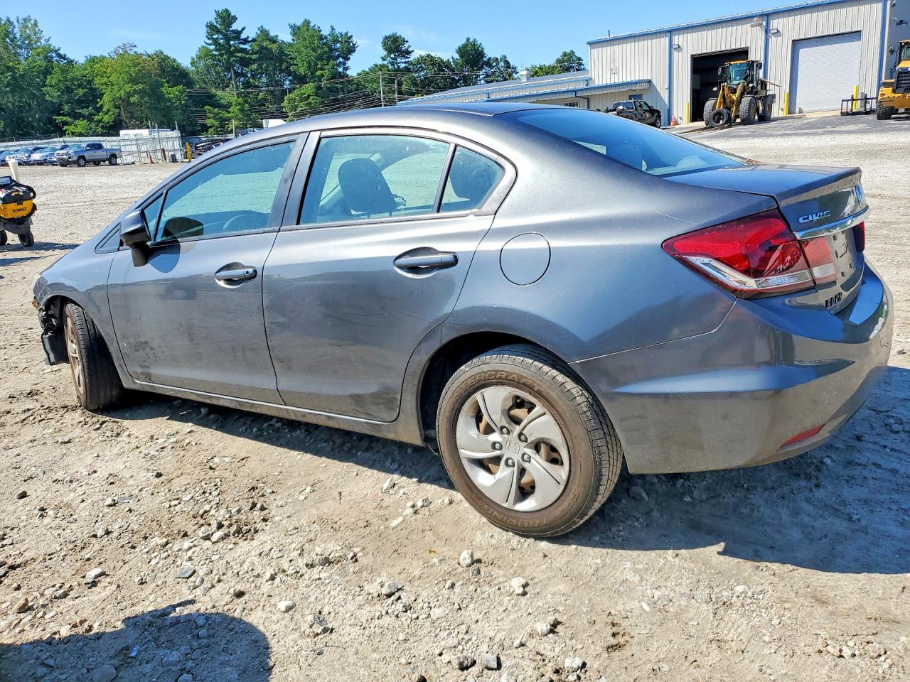 2013 Honda Civic Lx Gray vin: 2HGFB2F53DH519565