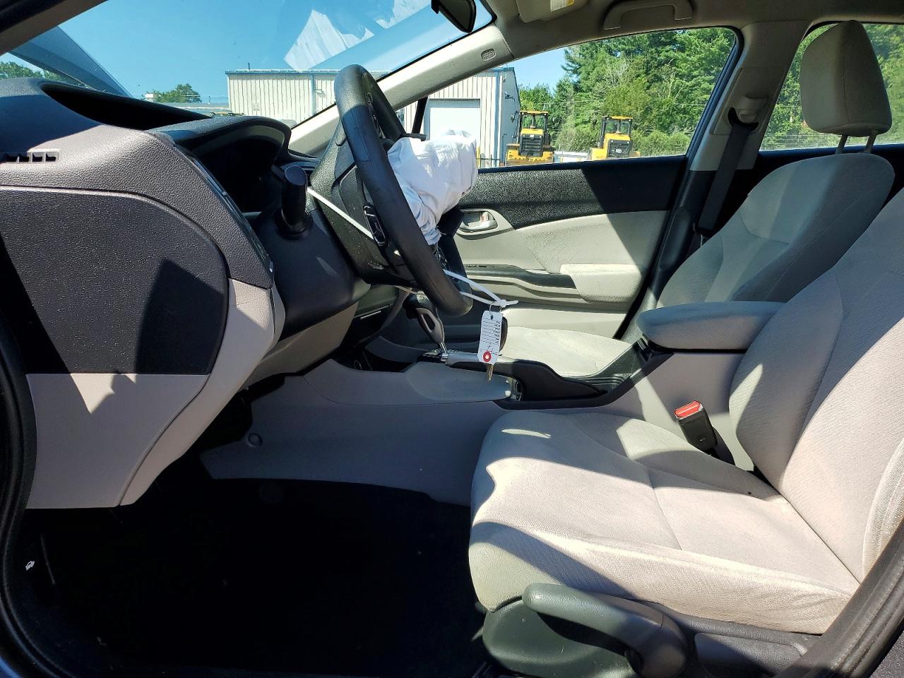 2013 Honda Civic Lx Gray vin: 2HGFB2F53DH519565