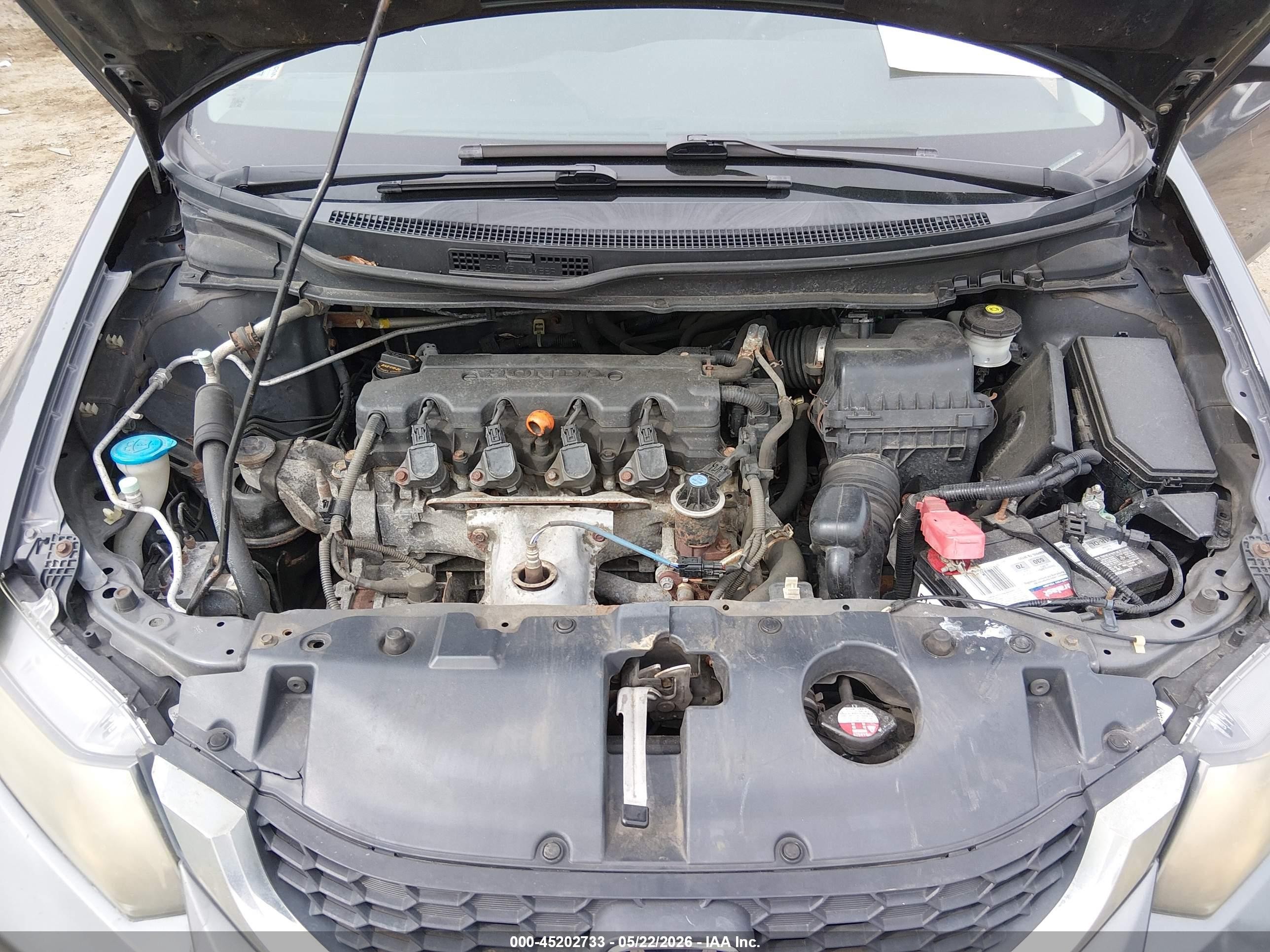 2013 Honda Civic Lx Gray vin: 2HGFB2F53DH523261