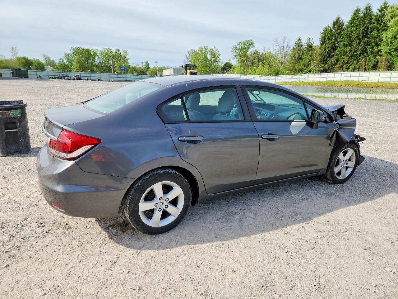 2013 Honda Civic Lx Charcoal vin: 2HGFB2F53DH535247