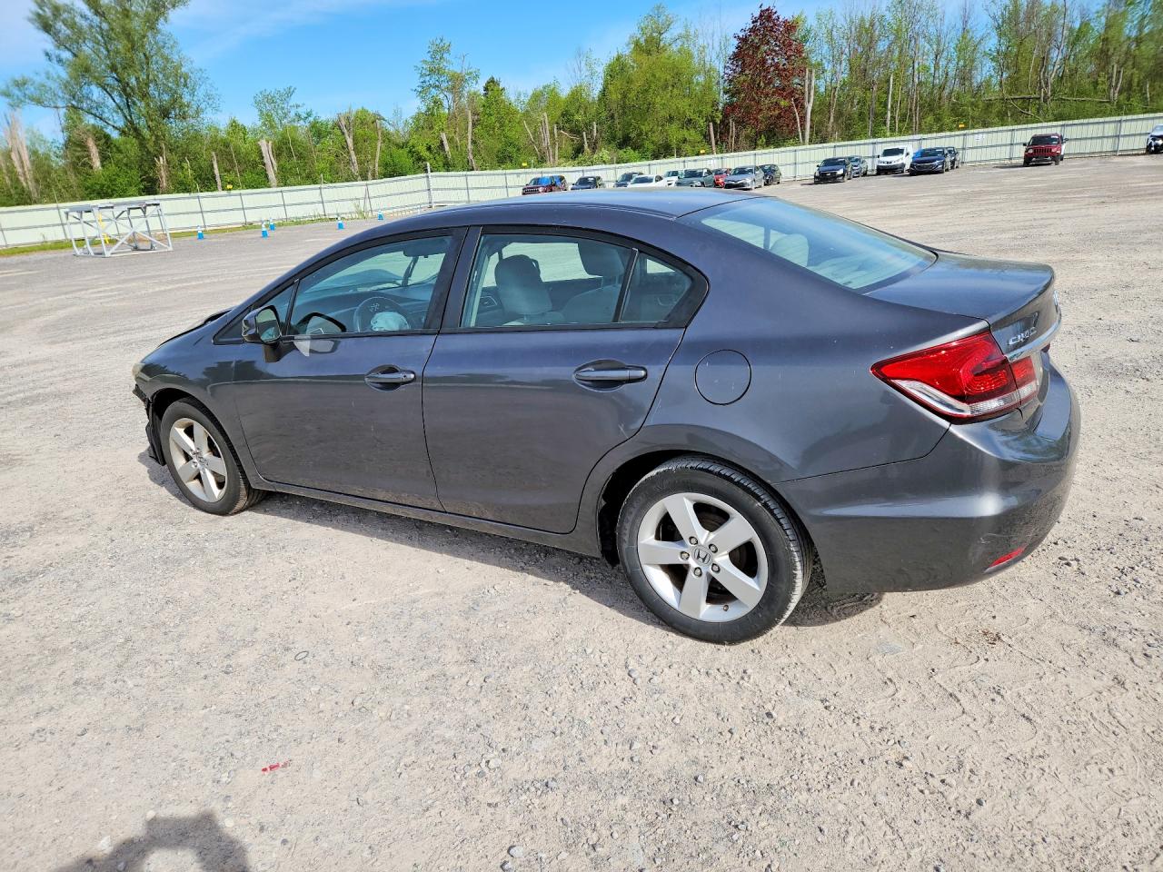 2013 Honda Civic Lx Charcoal vin: 2HGFB2F53DH535247
