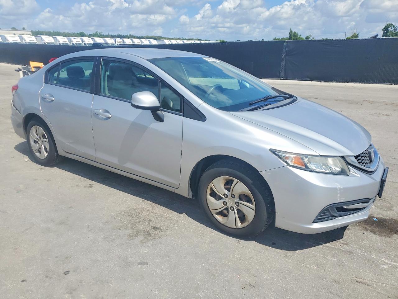2013 Honda Civic Lx Серебряный vin: 2HGFB2F53DH551285