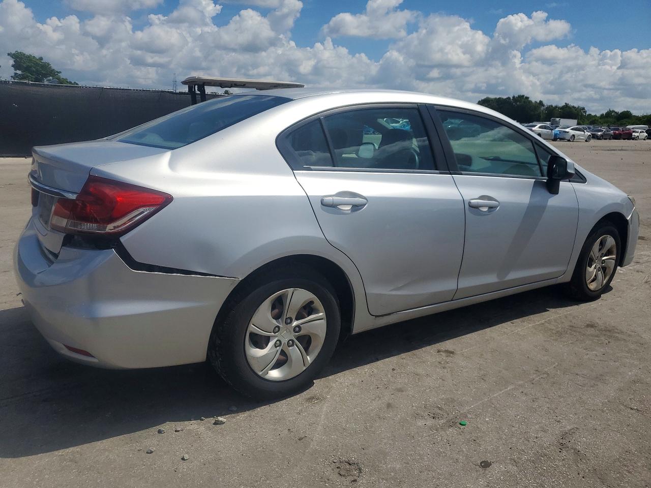 2013 Honda Civic Lx Серебряный vin: 2HGFB2F53DH551285