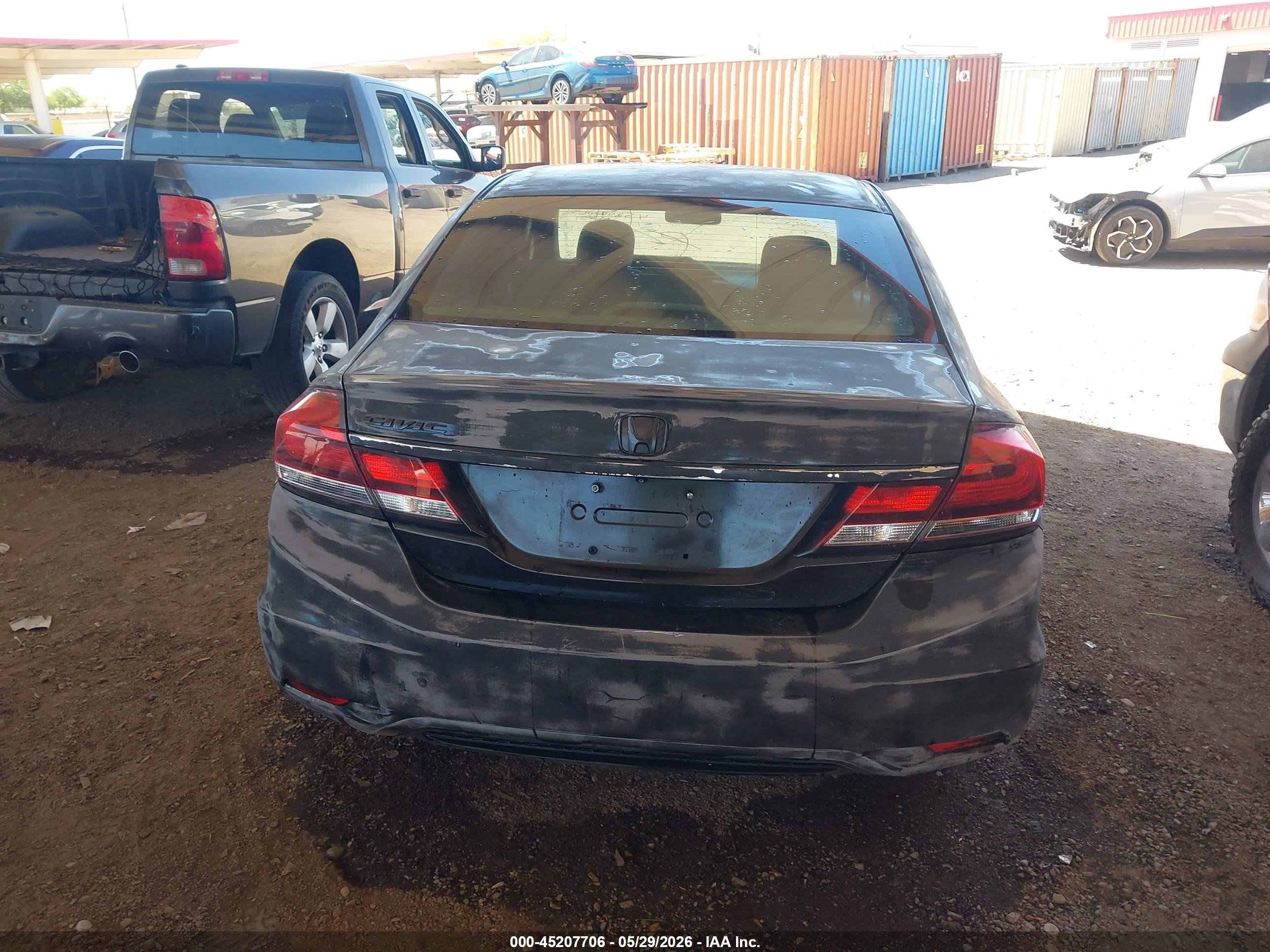 2013 Honda Civic Lx Silver vin: 2HGFB2F53DH556129