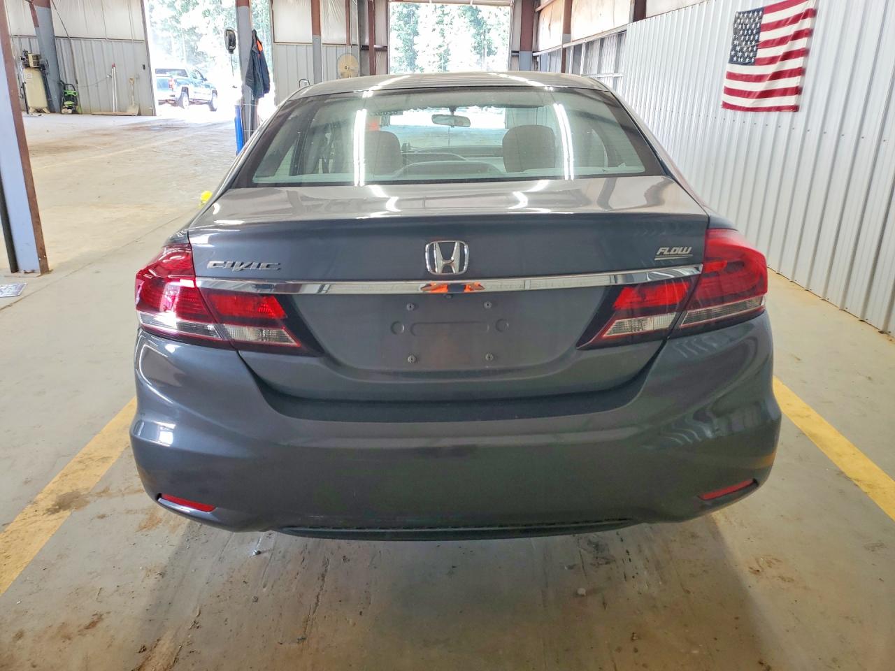 2013 Honda Civic Lx Gray vin: 2HGFB2F53DH564103