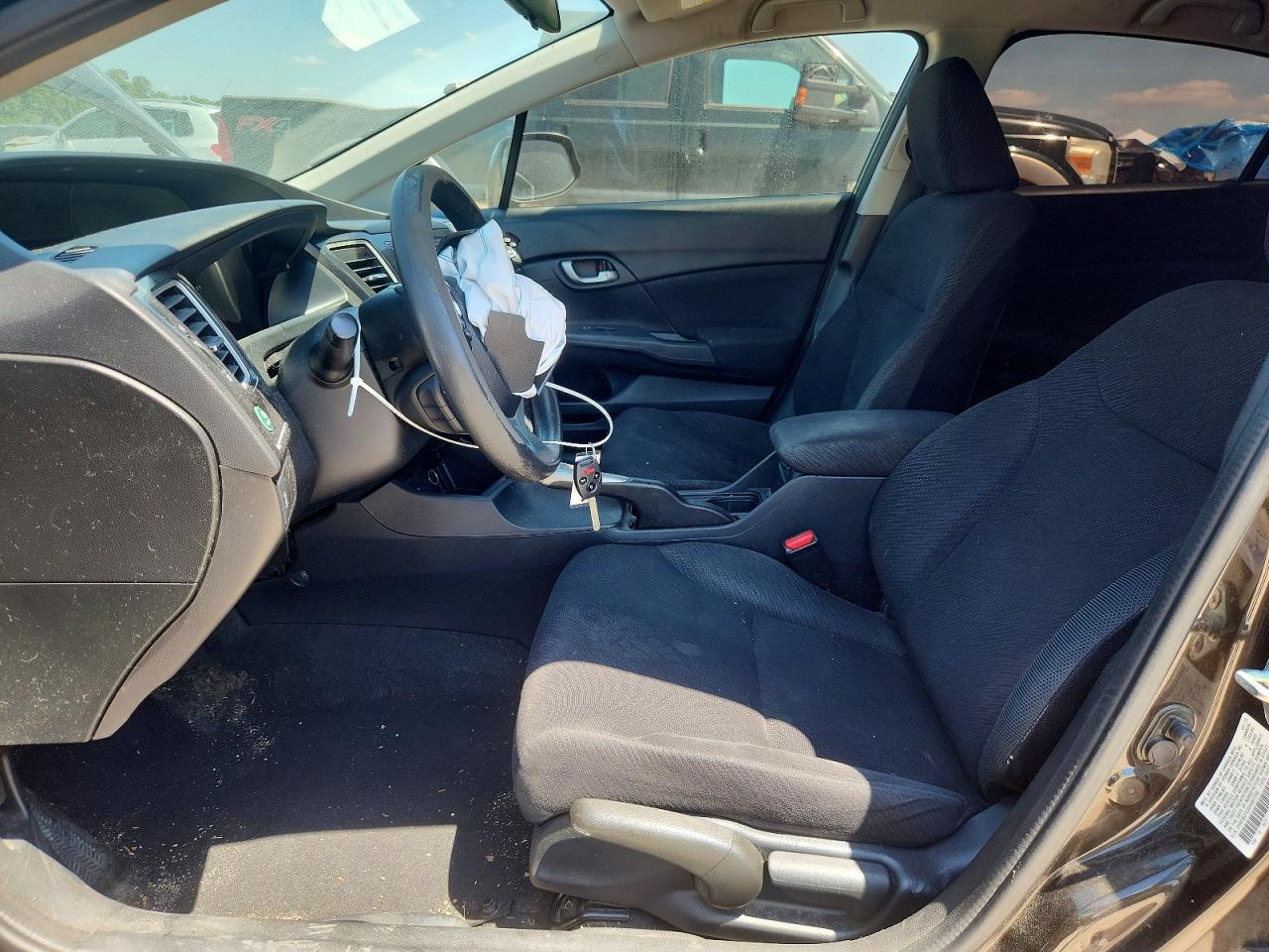 2013 Honda Civic Lx Brown vin: 2HGFB2F53DH567700