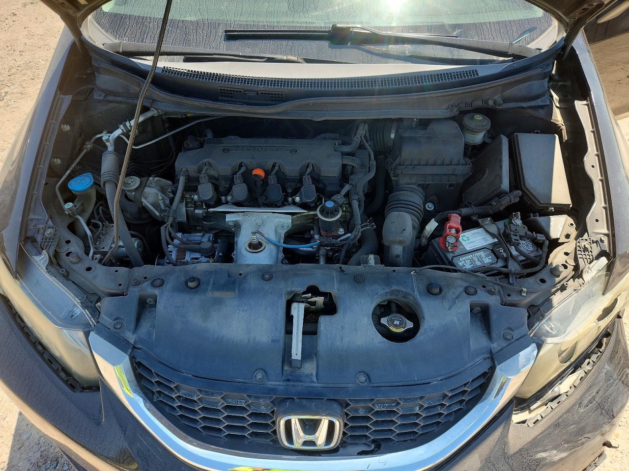 2013 Honda Civic Lx Brown vin: 2HGFB2F53DH567700