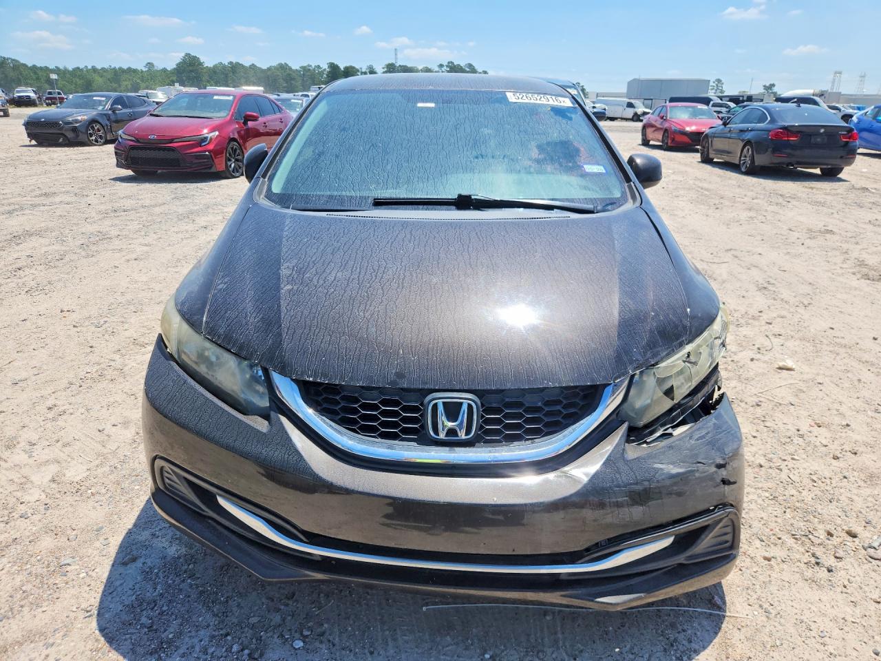 2013 Honda Civic Lx Brown vin: 2HGFB2F53DH567700