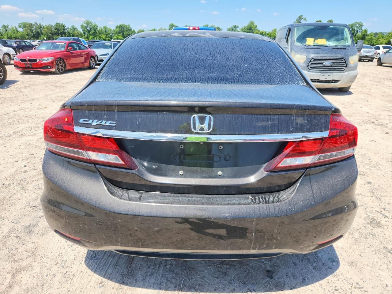 2013 Honda Civic Lx Brown vin: 2HGFB2F53DH567700