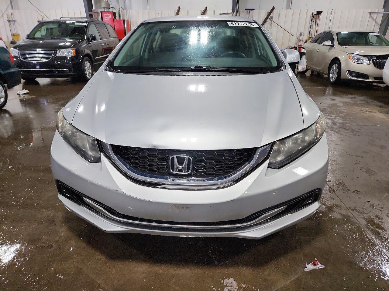 2013 Honda Civic Lx Silver vin: 2HGFB2F53DH571083
