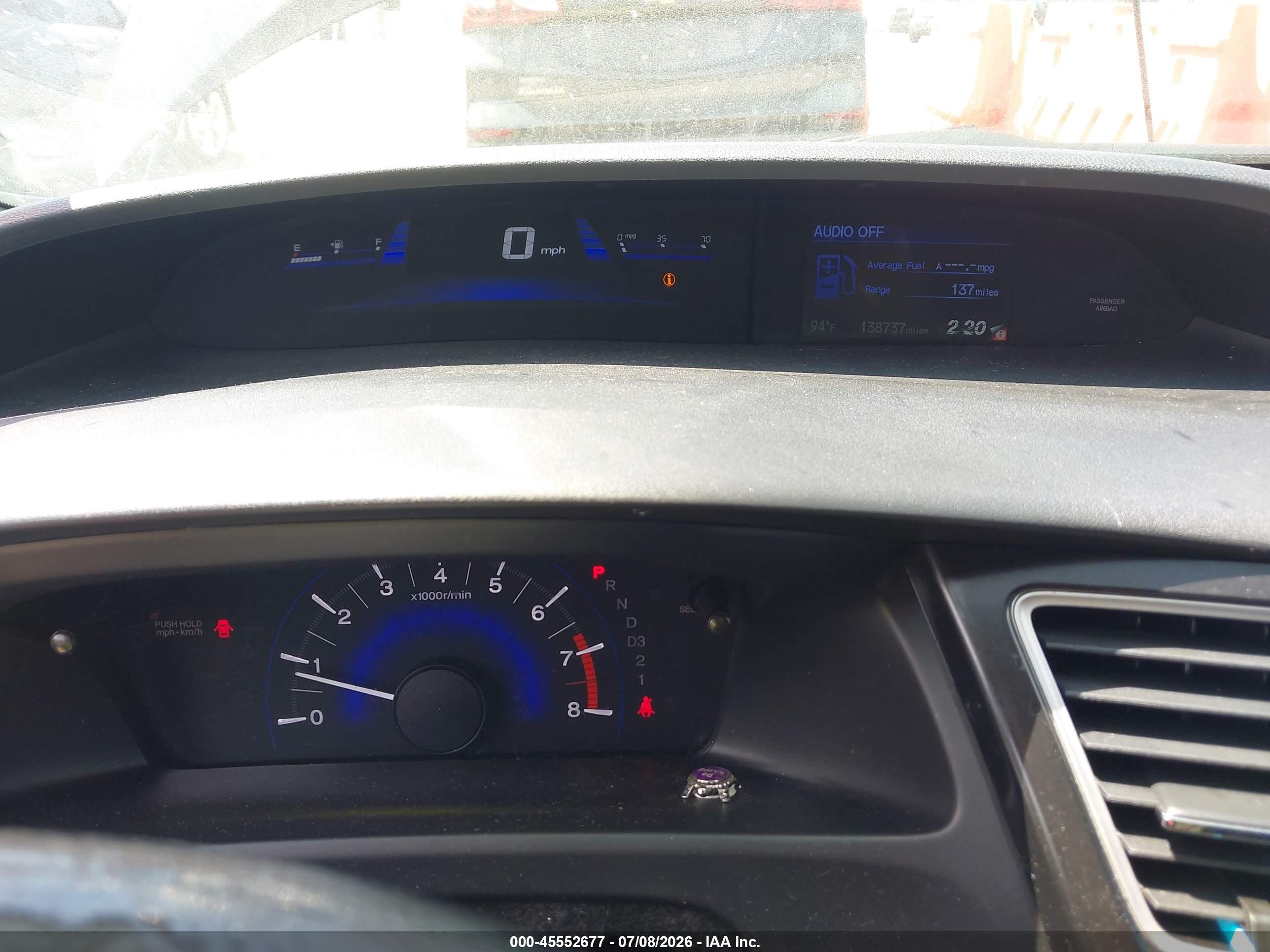 2013 Honda Civic Lx Black vin: 2HGFB2F53DH572511
