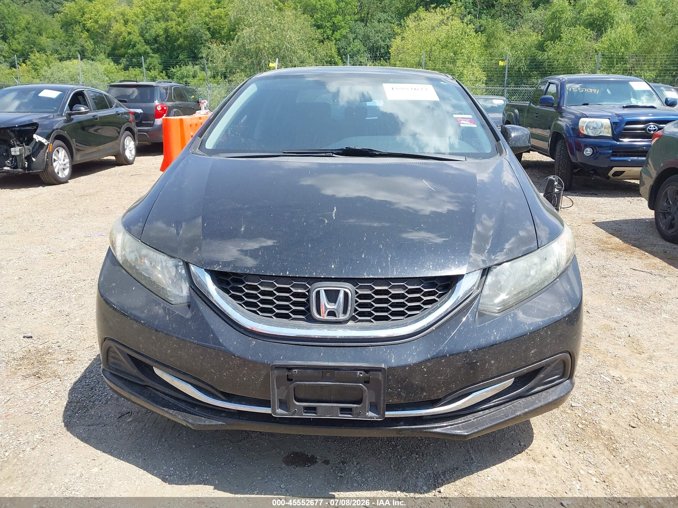 2013 Honda Civic Lx Black vin: 2HGFB2F53DH572511