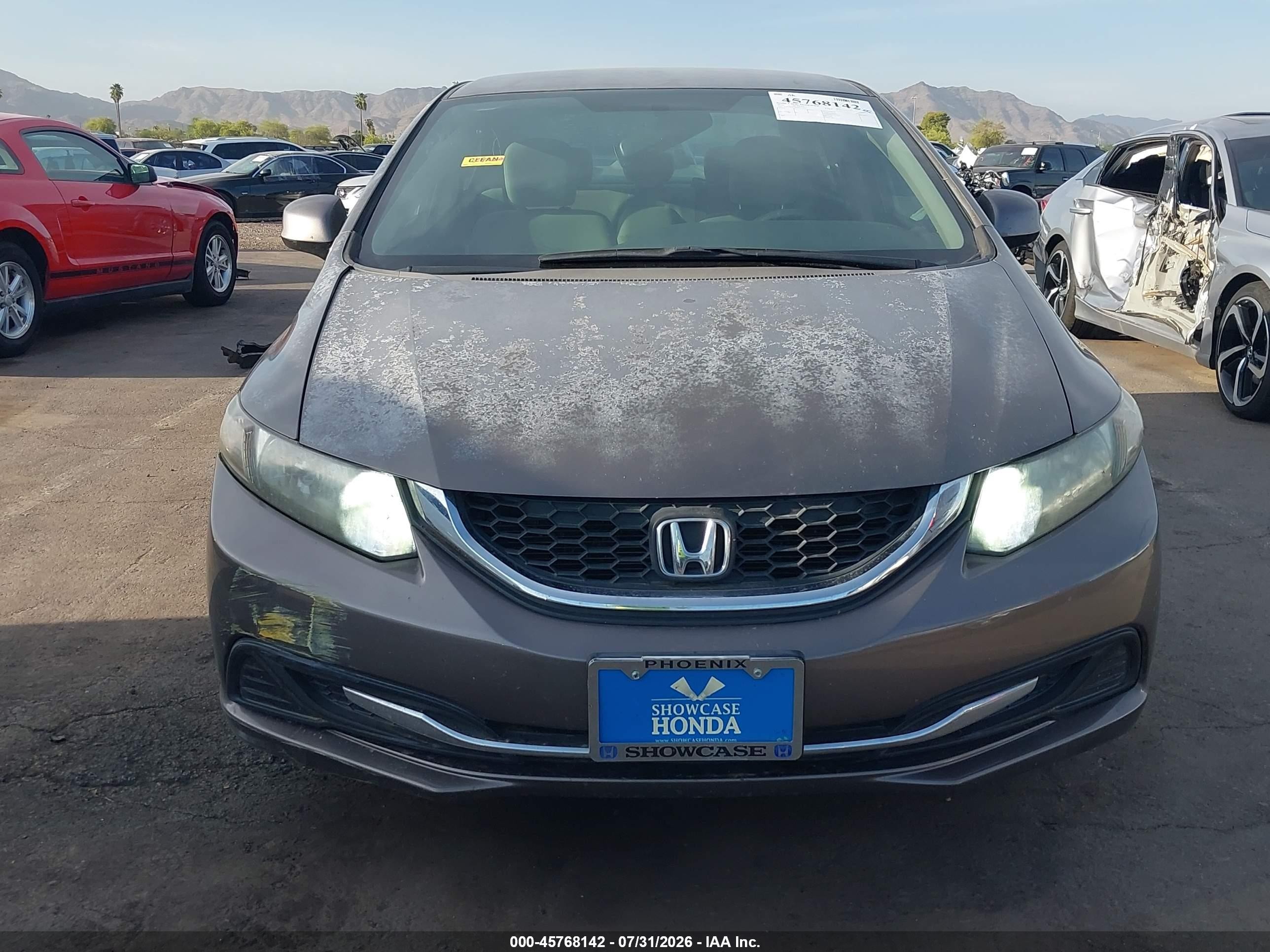 2013 Honda Civic Lx Gray vin: 2HGFB2F53DH573321