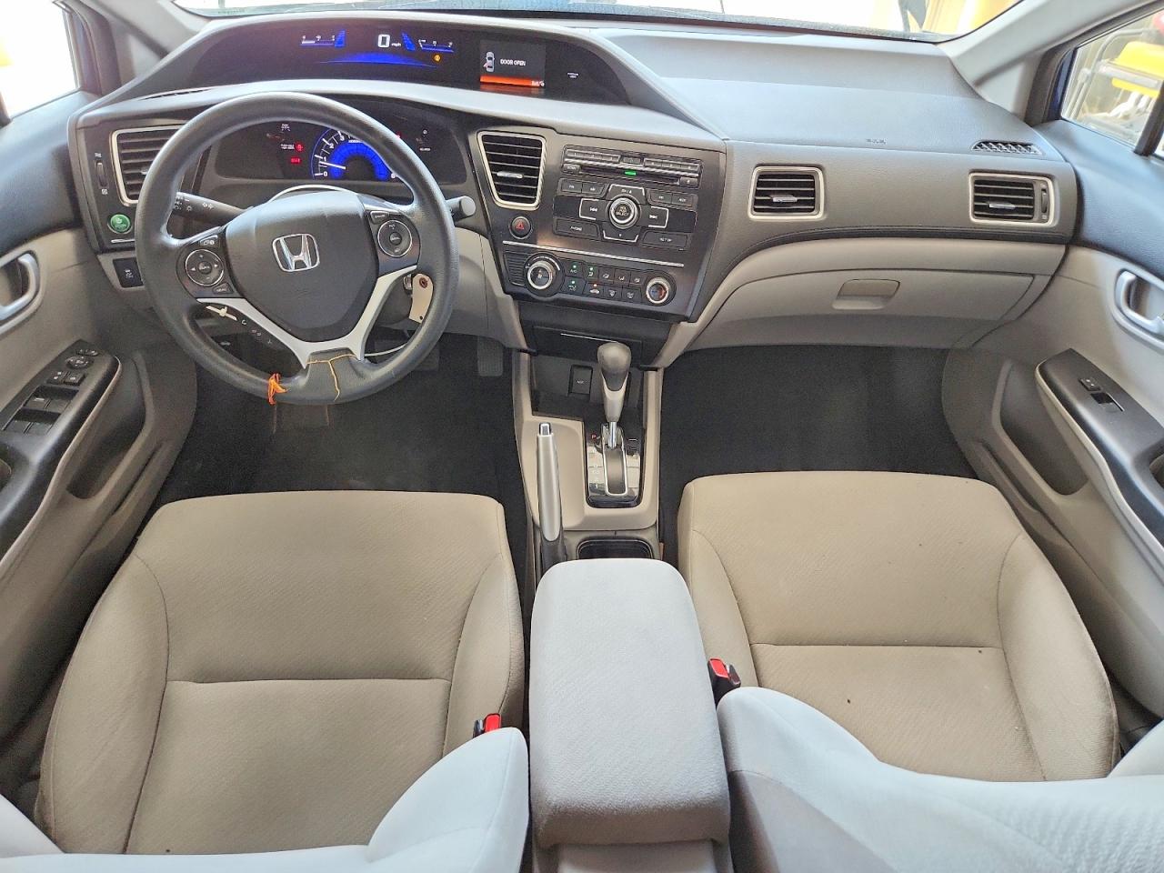 2013 Honda Civic Lx Blue vin: 2HGFB2F53DH577417