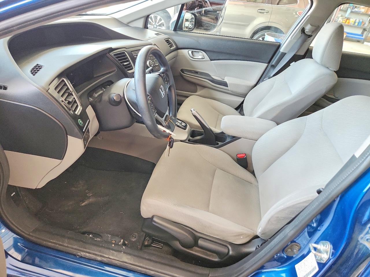 2013 Honda Civic Lx Blue vin: 2HGFB2F53DH577417