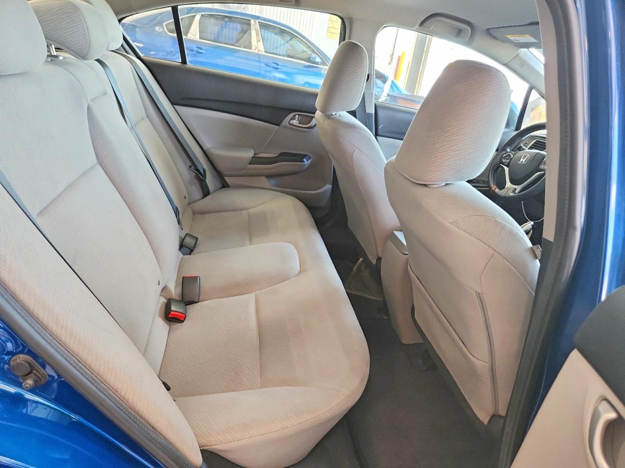 2013 Honda Civic Lx Blue vin: 2HGFB2F53DH577417