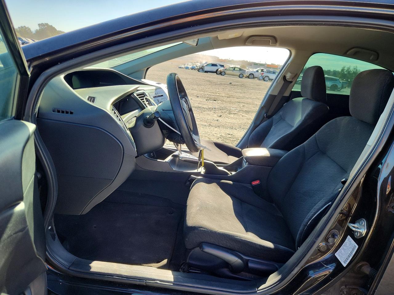 2013 Honda Civic Lx Black vin: 2HGFB2F53DH577952