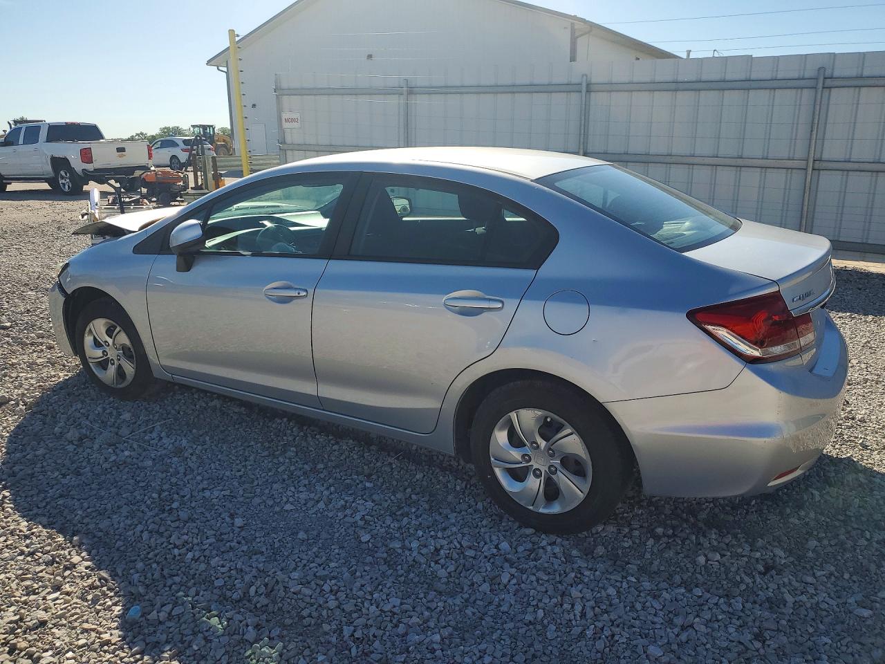 2013 Honda Civic Lx Серебряный vin: 2HGFB2F53DH580513