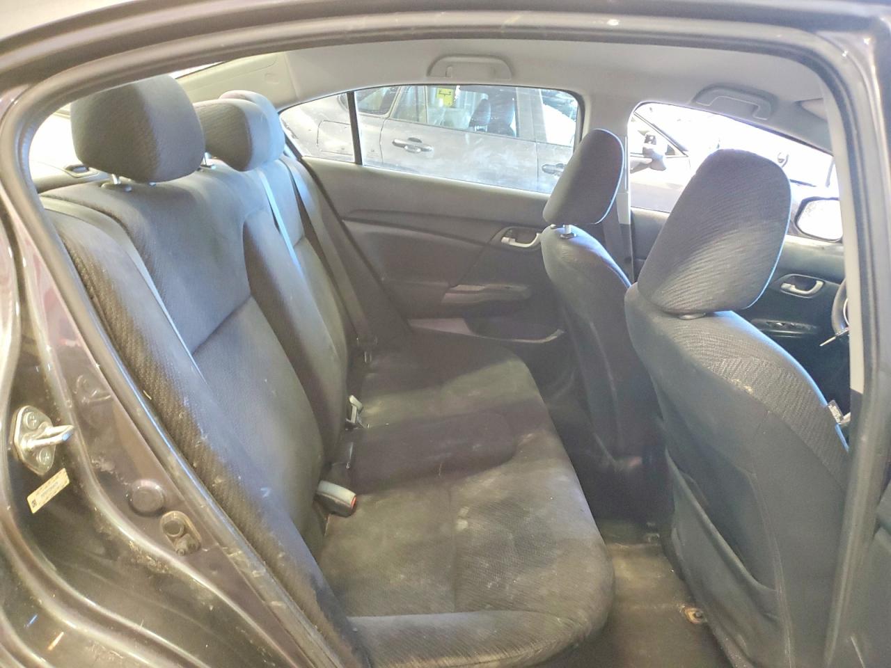 2013 Honda Civic Lx Gray vin: 2HGFB2F53DH584576