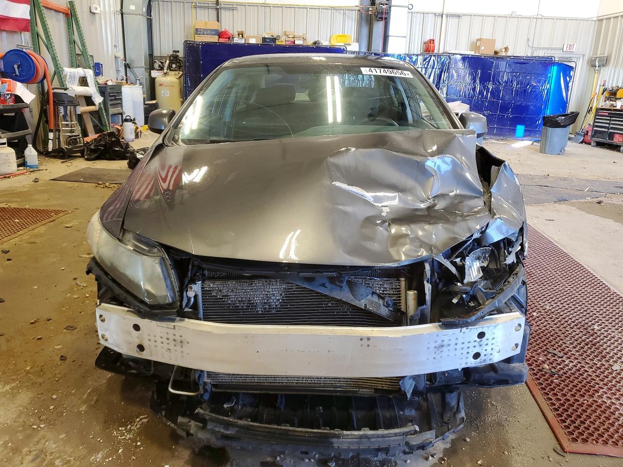 2013 Honda Civic Lx Gray vin: 2HGFB2F53DH584576