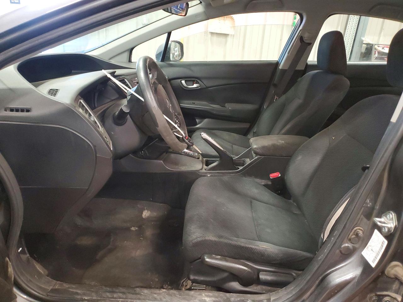 2013 Honda Civic Lx Gray vin: 2HGFB2F53DH584576
