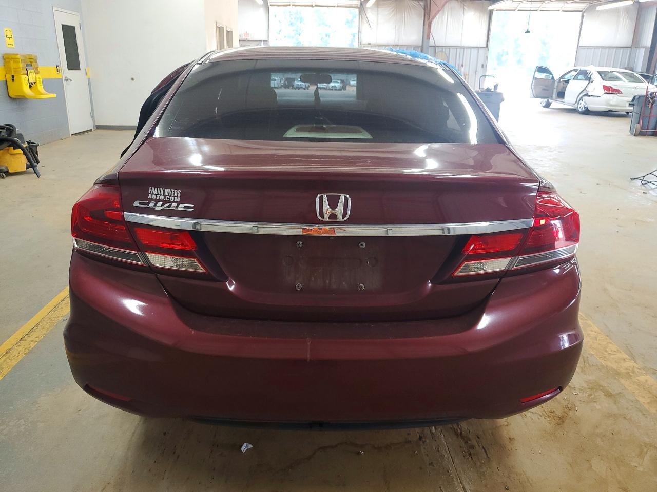 2013 Hond Civic Lx Burgundy vin: 2HGFB2F53DH588112