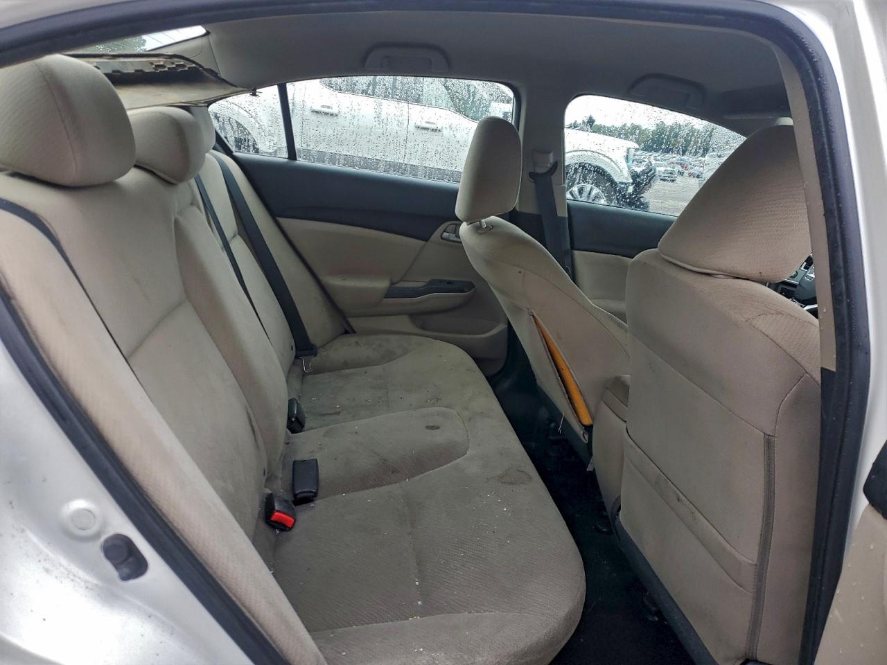 2013 Honda Civic Lx White vin: 2HGFB2F53DH590894