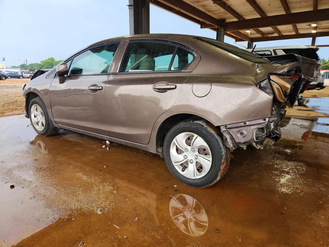 2013 Honda Civic Gray vin: 2HGFB2F53DH590927