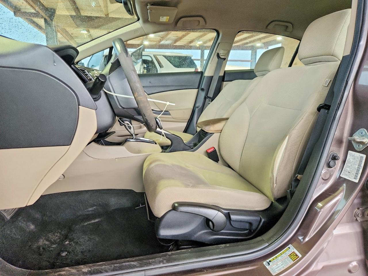 2013 Honda Civic Gray vin: 2HGFB2F53DH590927
