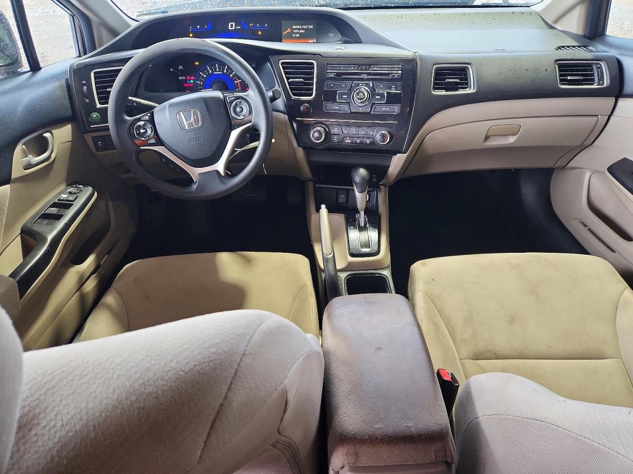 2013 Honda Civic Gray vin: 2HGFB2F53DH590927