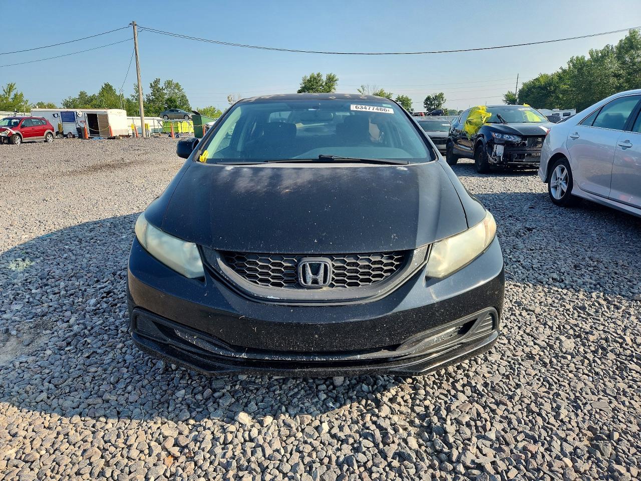 2013 Honda Civic Lx Black vin: 2HGFB2F53DH591740