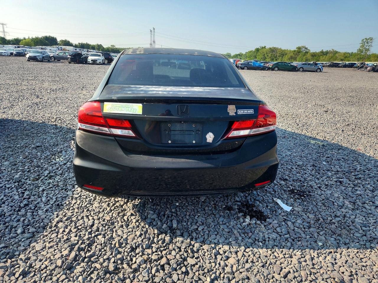 2013 Honda Civic Lx Black vin: 2HGFB2F53DH591740