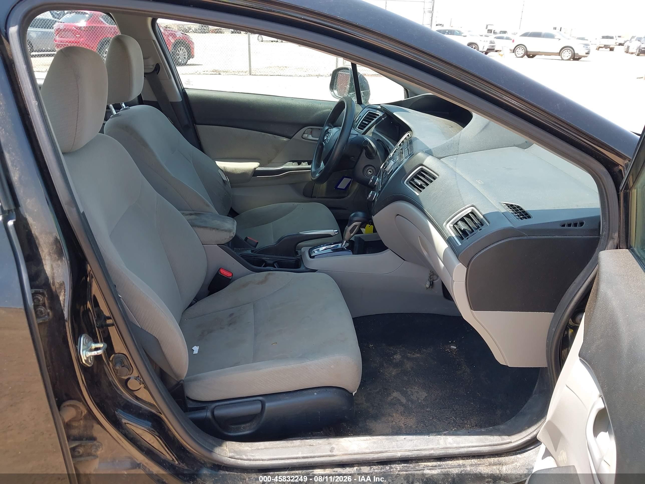2013 Honda Civic Lx Black vin: 2HGFB2F53DH601733