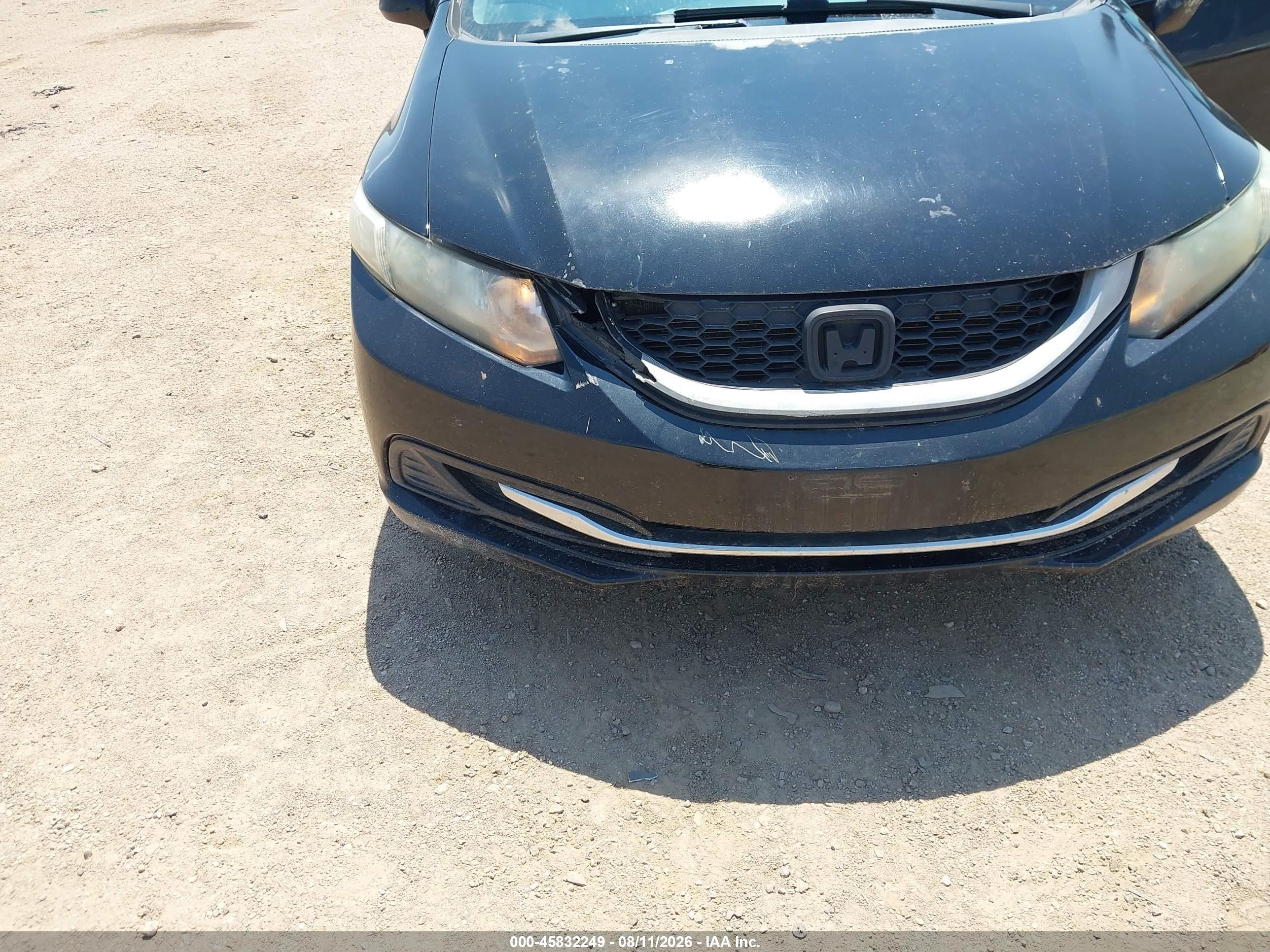 2013 Honda Civic Lx Black vin: 2HGFB2F53DH601733