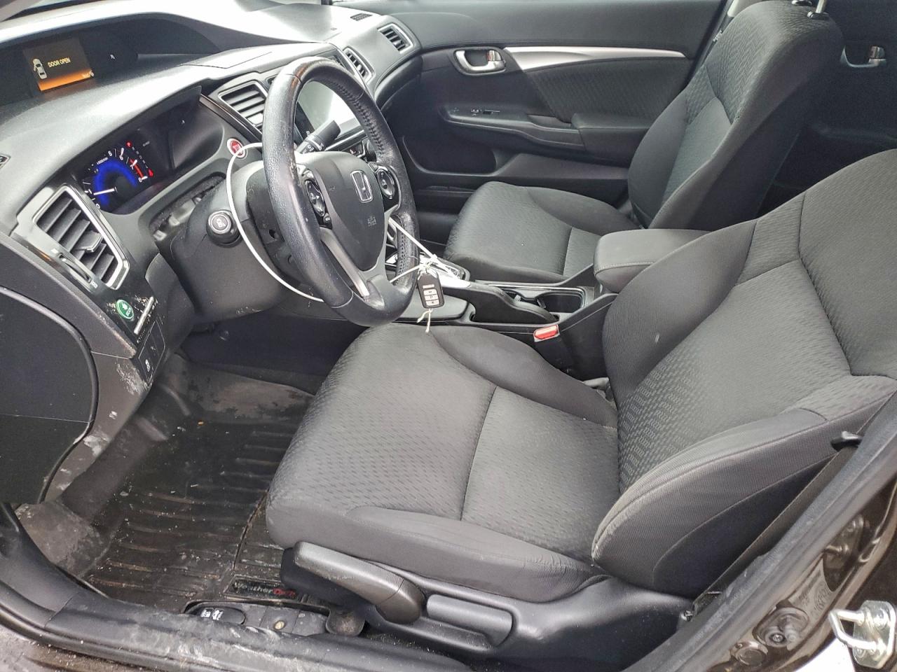 2014 Honda Civic Lx Brown vin: 2HGFB2F53EH019861
