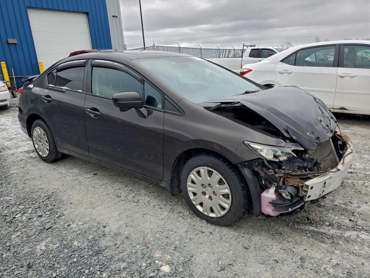 2014 Honda Civic Lx Brown vin: 2HGFB2F53EH019861