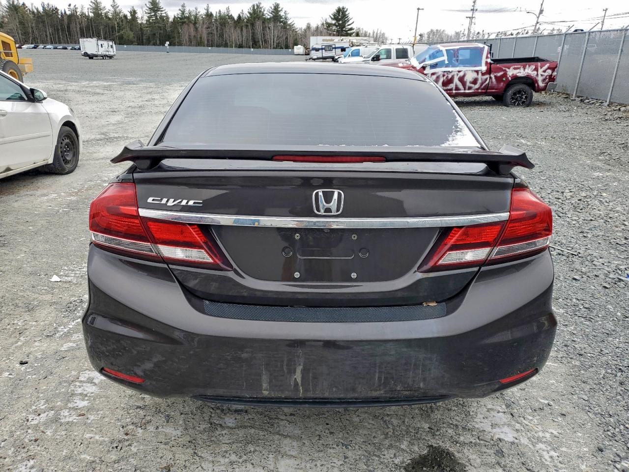 2014 Honda Civic Lx Brown vin: 2HGFB2F53EH019861