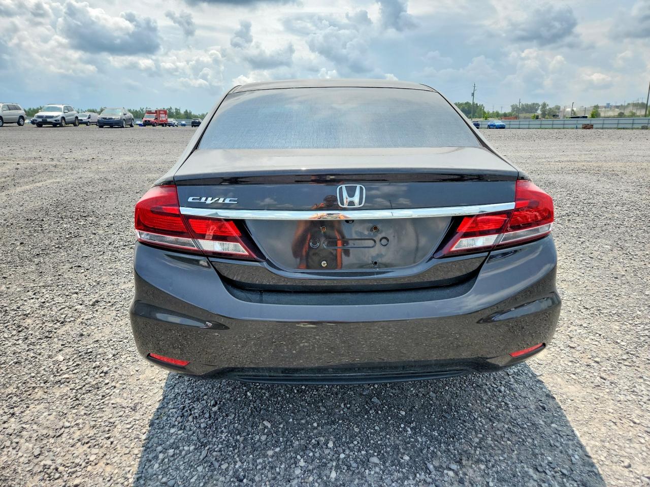 2014 Honda Civic Lx Black vin: 2HGFB2F53EH034909