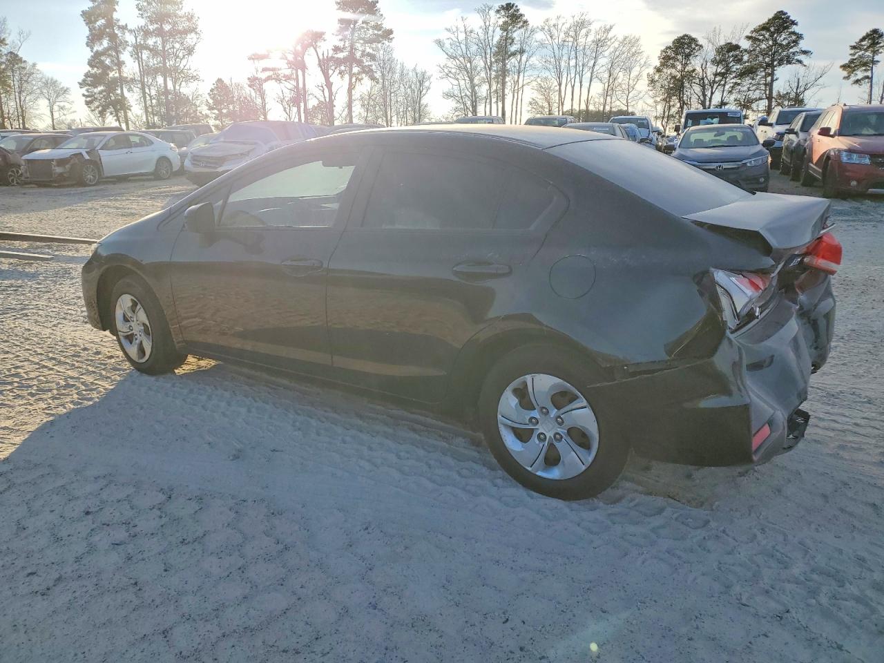 2014 Honda Civic Lx Black vin: 2HGFB2F53EH509488