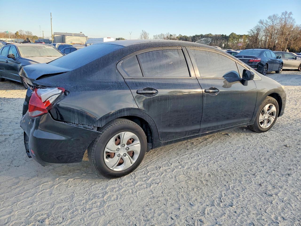 2014 Honda Civic Lx Black vin: 2HGFB2F53EH509488