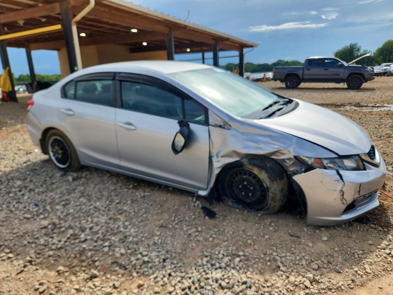 2014 Honda Civic Lx Серебряный vin: 2HGFB2F53EH511094