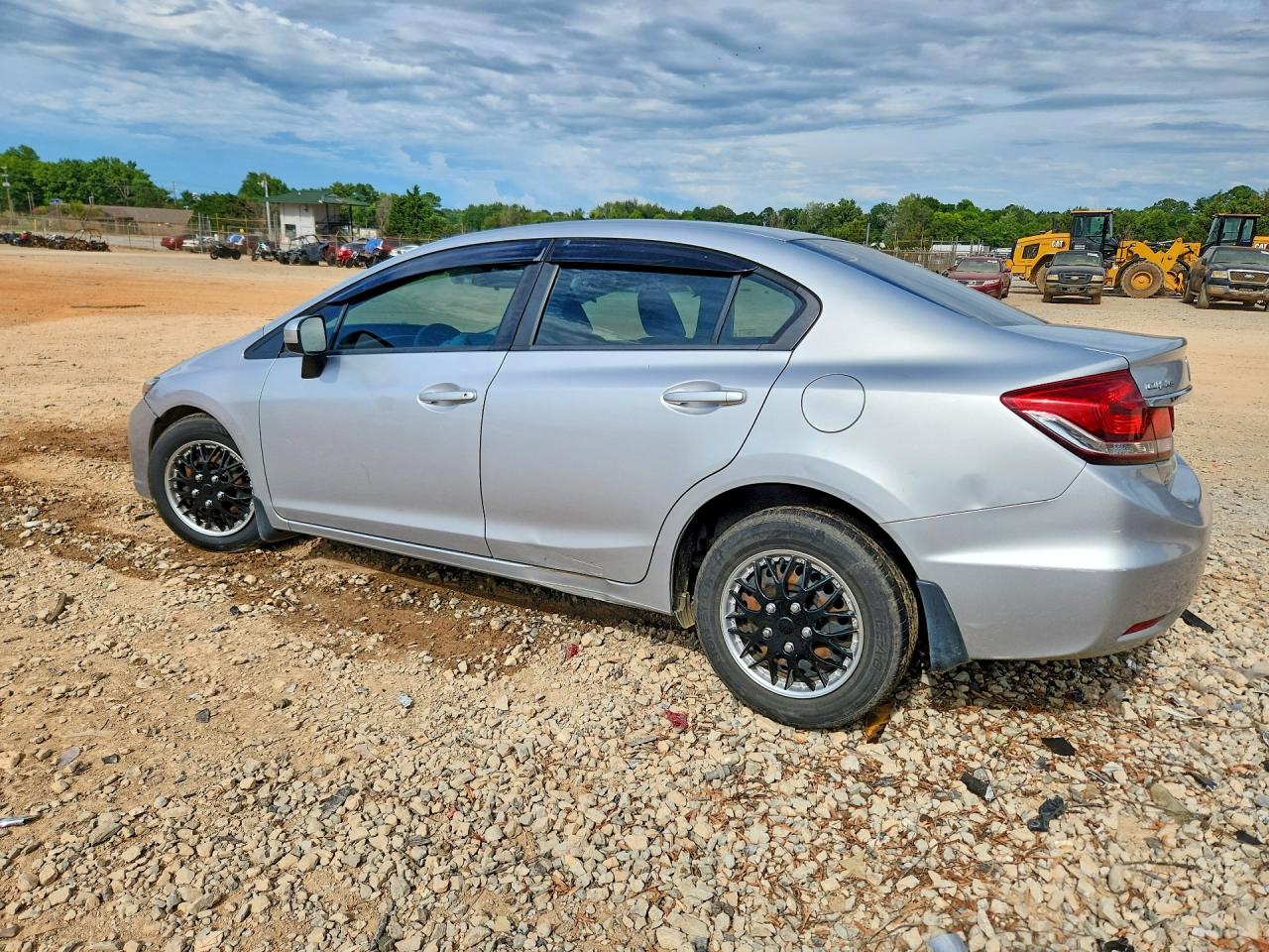 2014 Honda Civic Lx Серебряный vin: 2HGFB2F53EH511094