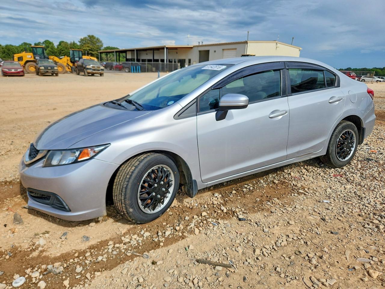 2014 Honda Civic Lx Серебряный vin: 2HGFB2F53EH511094