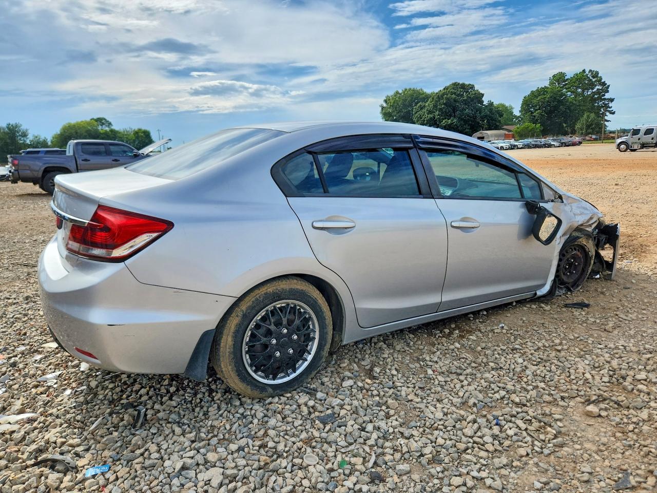 2014 Honda Civic Lx Серебряный vin: 2HGFB2F53EH511094
