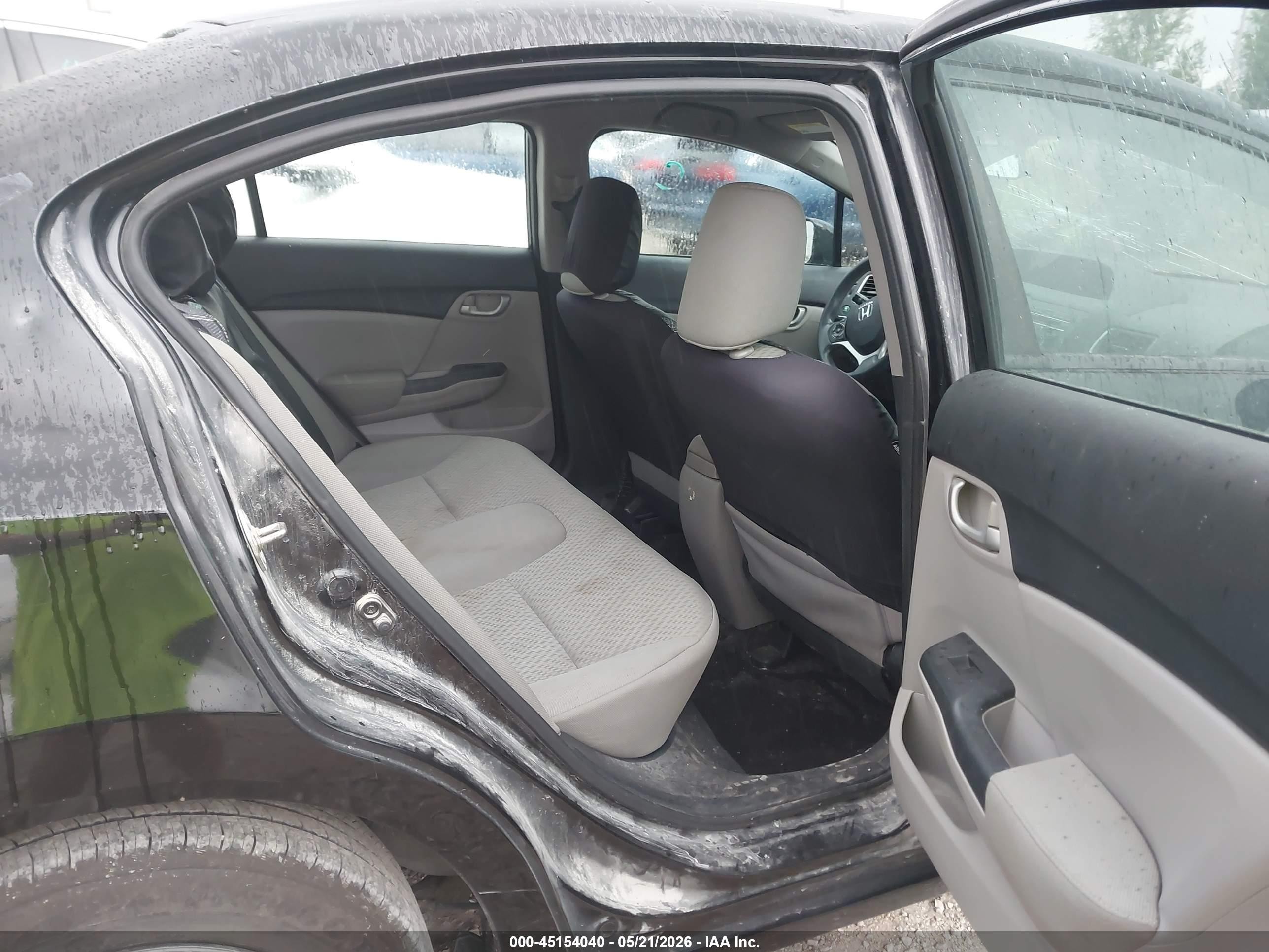 2014 Honda Civic Lx Black vin: 2HGFB2F53EH533385