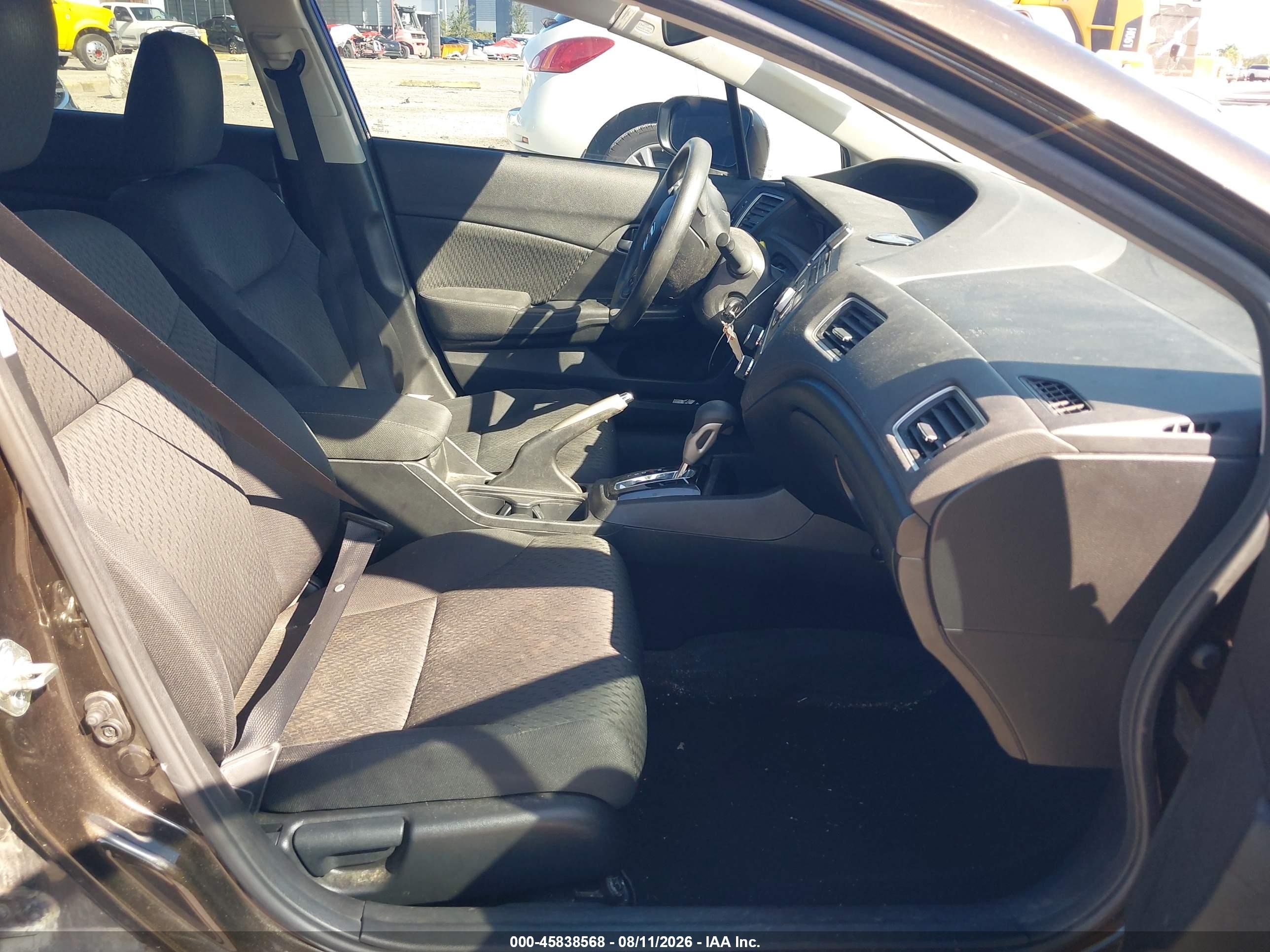 2014 Honda Civic Lx Серый vin: 2HGFB2F53EH542670