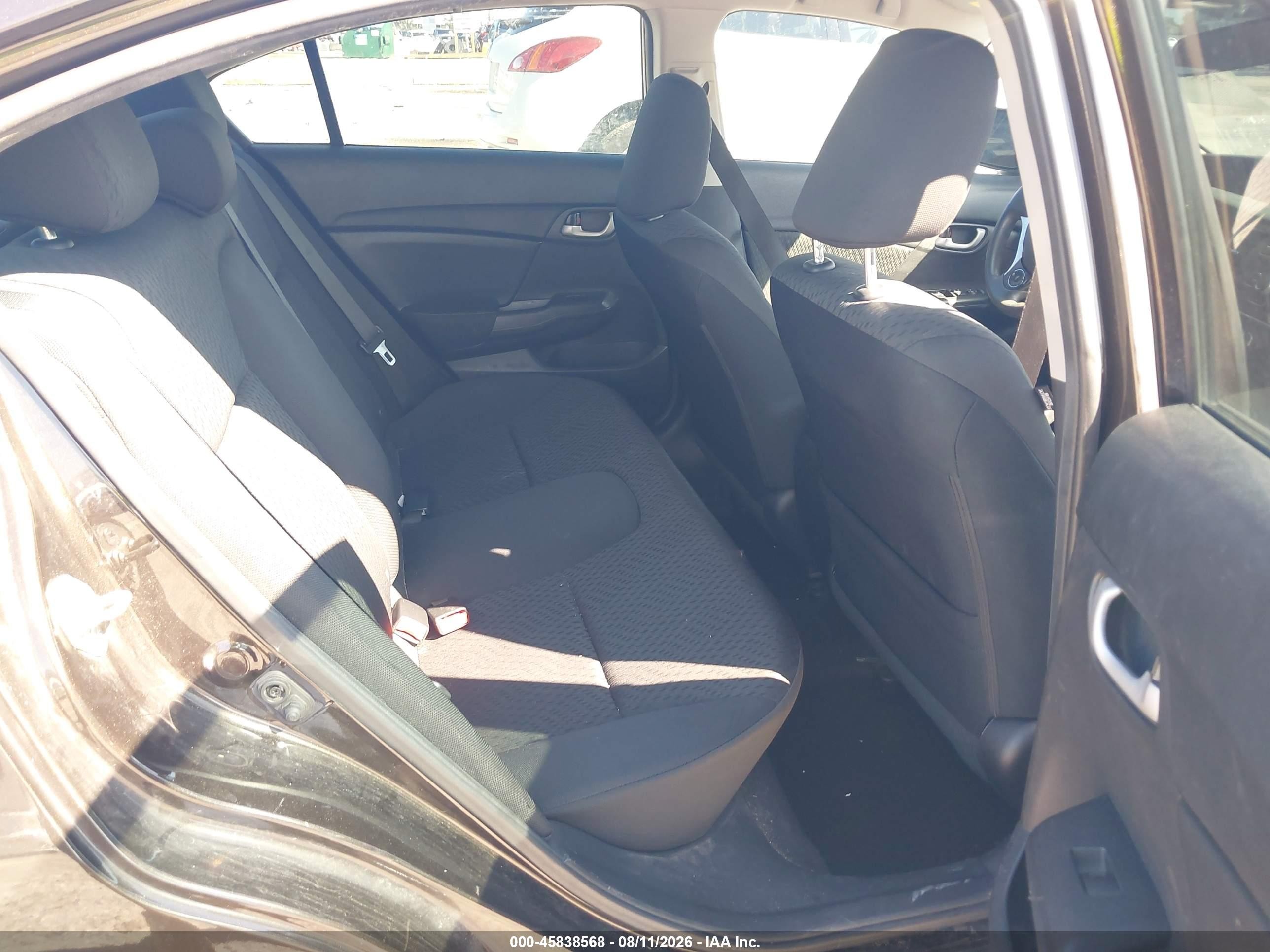 2014 Honda Civic Lx Серый vin: 2HGFB2F53EH542670