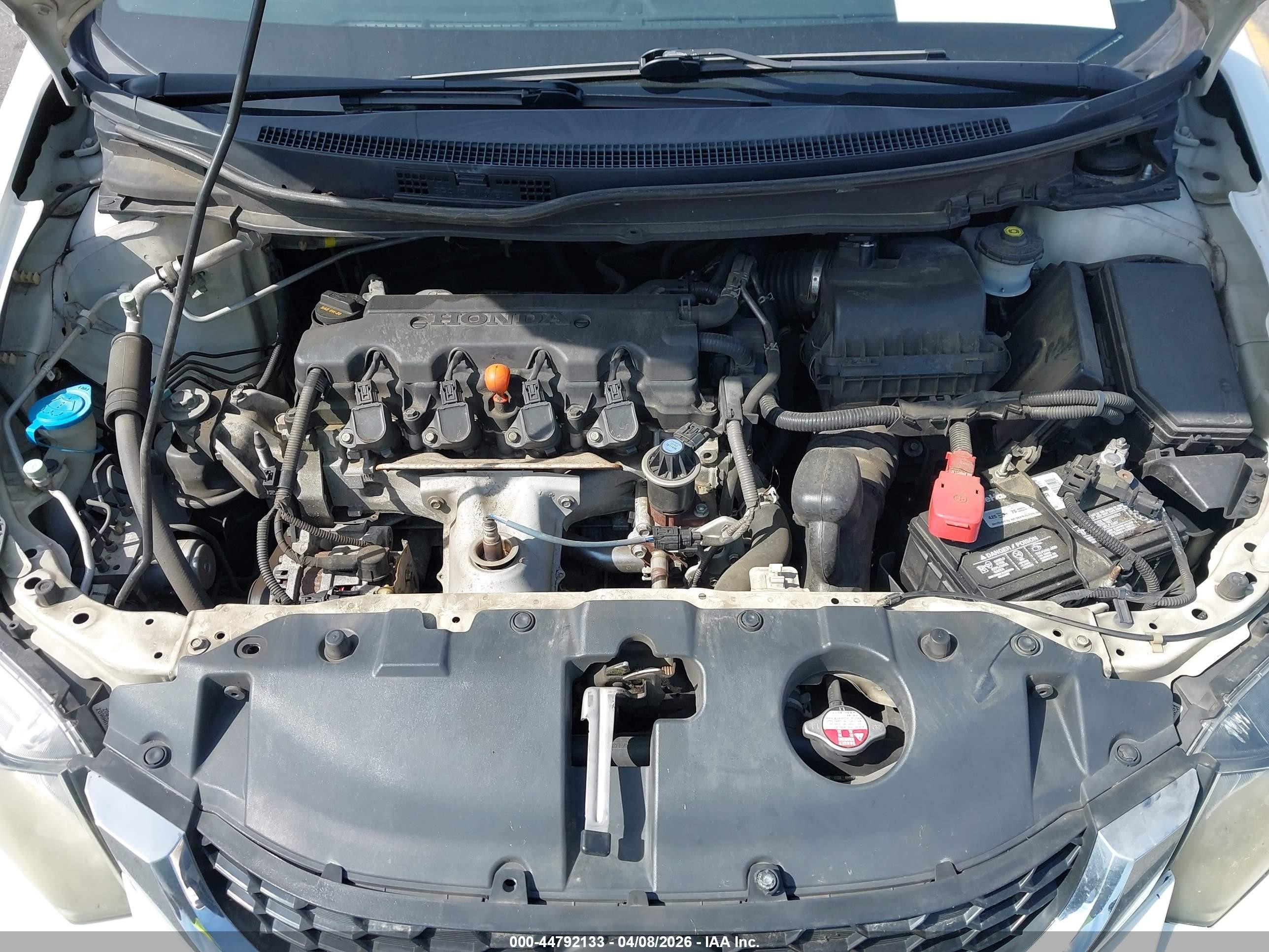 2014 Honda Civic Lx White vin: 2HGFB2F53EH546346