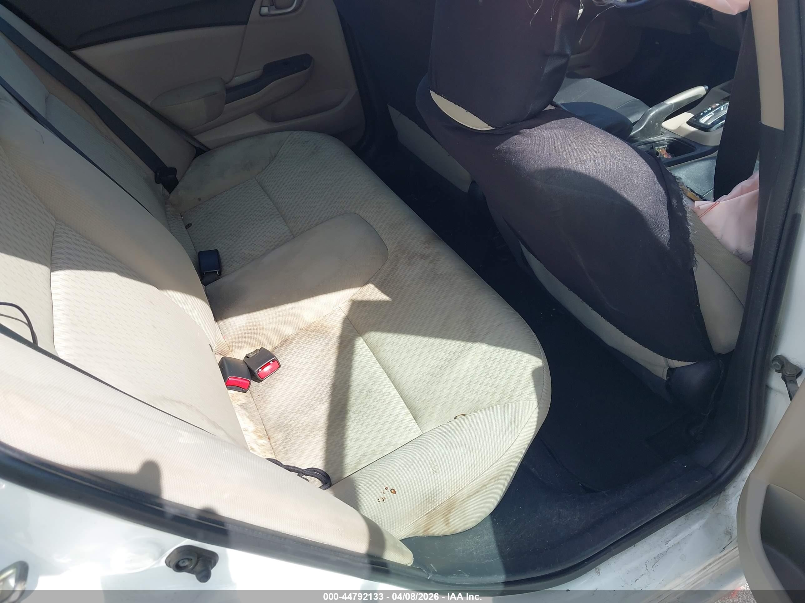 2014 Honda Civic Lx White vin: 2HGFB2F53EH546346