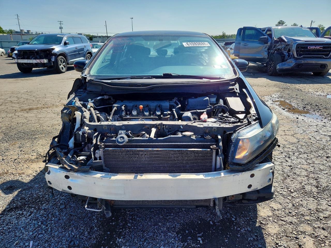2014 Honda Civic Lx Black vin: 2HGFB2F53EH549585